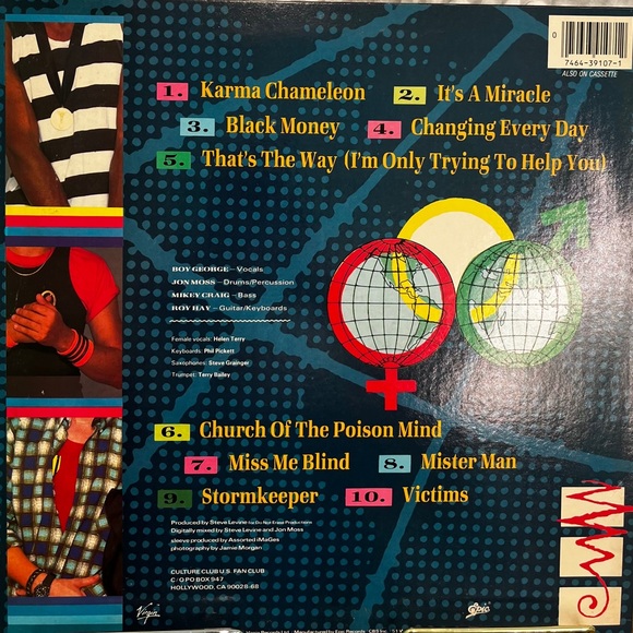 Culture Club “Colour by Numbers” vintage album. Original owner - Picture 5 of 6